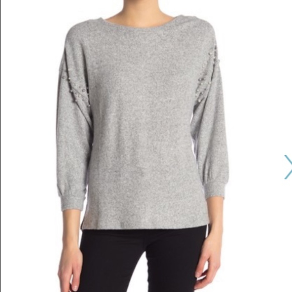Democracy Sweater With Pearls